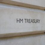 exterior of HM Treasury, London